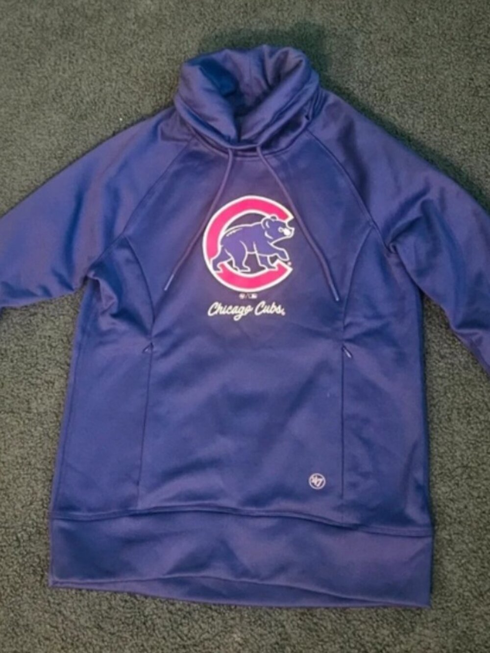 '47 Brand MLB Chicago Cubs women's cowl-neck hoodie